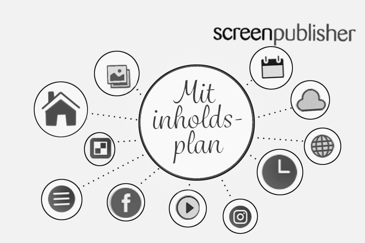 Screenpublisher - infoskærm administration til infoskærm Screenpublisher er en professionel, cloud based service til opsætning og administration af indhold på organisationens infoskærme