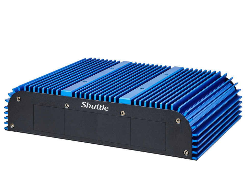 Fanless Shuttle Box PC with Intel Core ULV processor in a robust chassis
