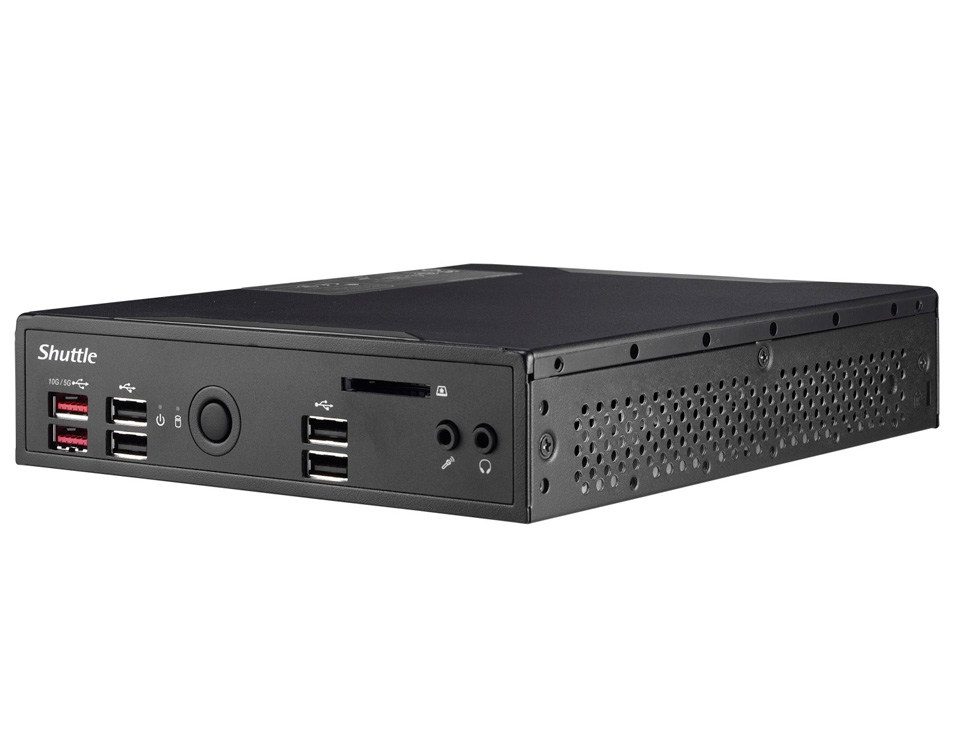 XPC slim DS20U5V2 Fanless Slim PC with Comet-Lake-U processor in industrial design