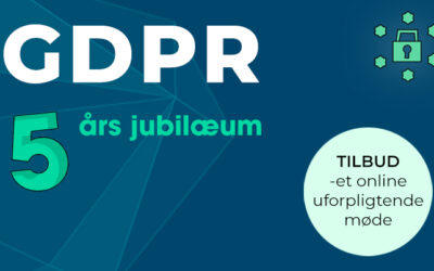 GDPR har 5 års jubilæum