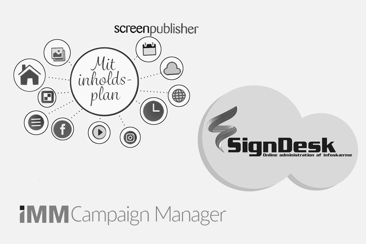 CMS systems We help you get started with uploading content to your info screens