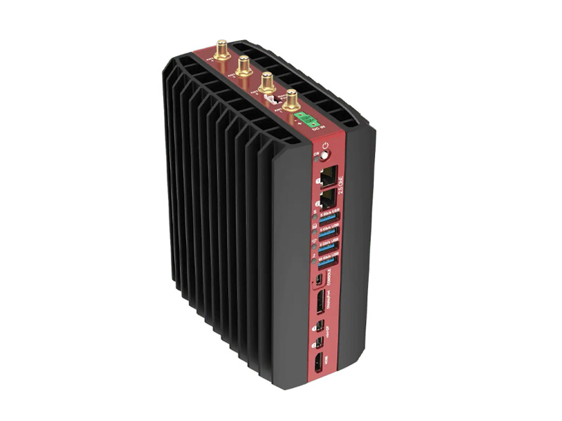 Fanless industrial Edge AI PC (AMD Ryzen™ AI 9 HX 370)