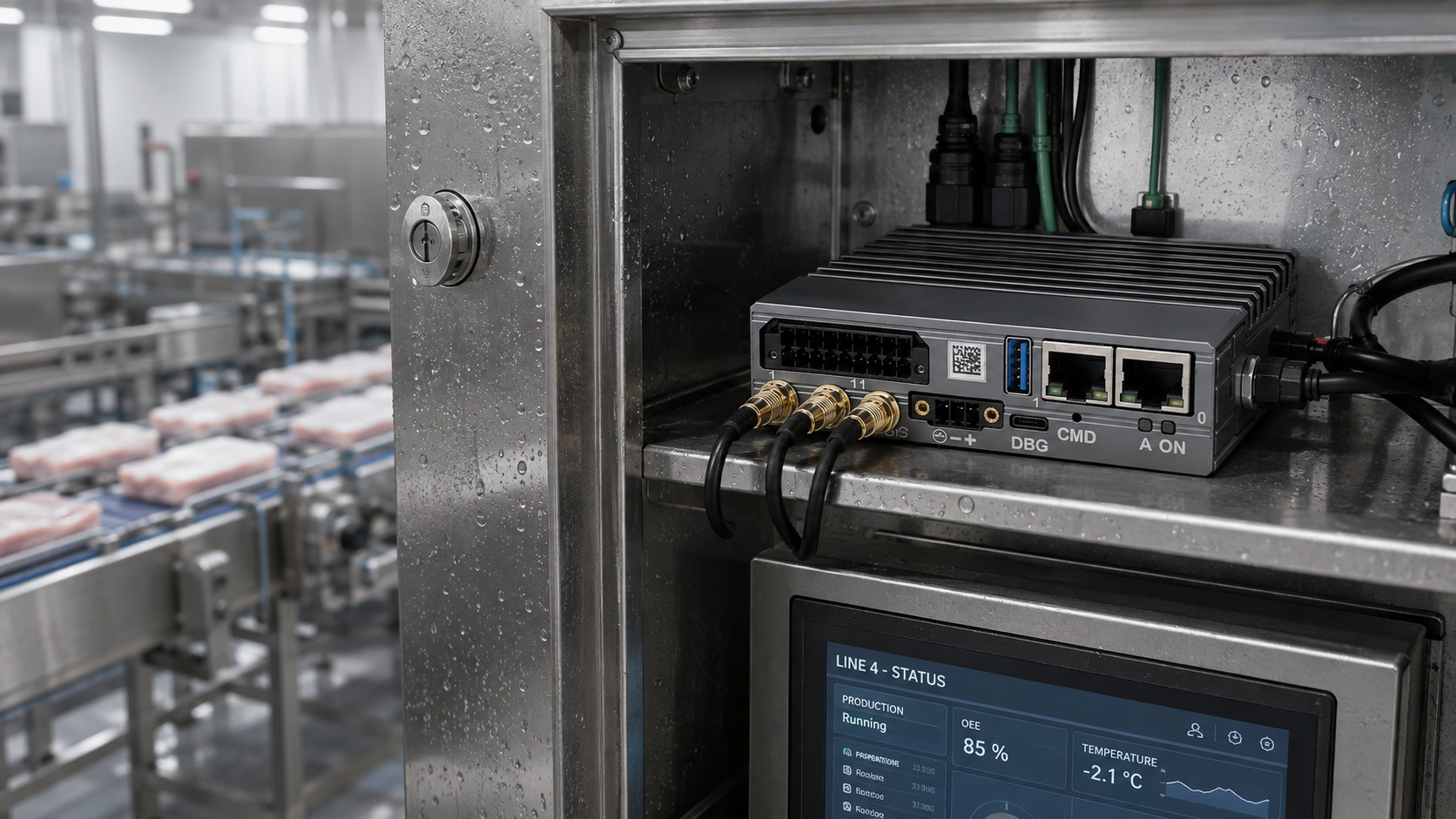 Industrielle IoT Gateways til automation, dataopsamling, fjernovervågning, maskinintegration og Edge Computing.